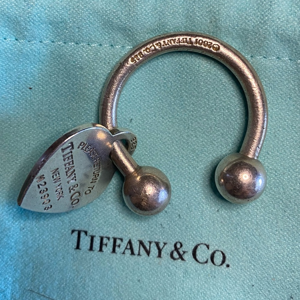Tiffany & Co. sterling silver 925 keychain